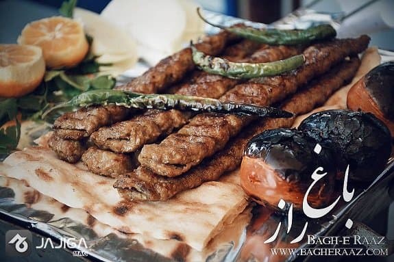 سفر به شیراز رستوران باغ راز شیراز