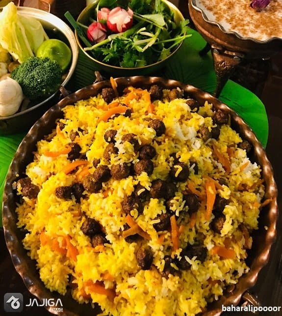 هویج پلو شیرازی