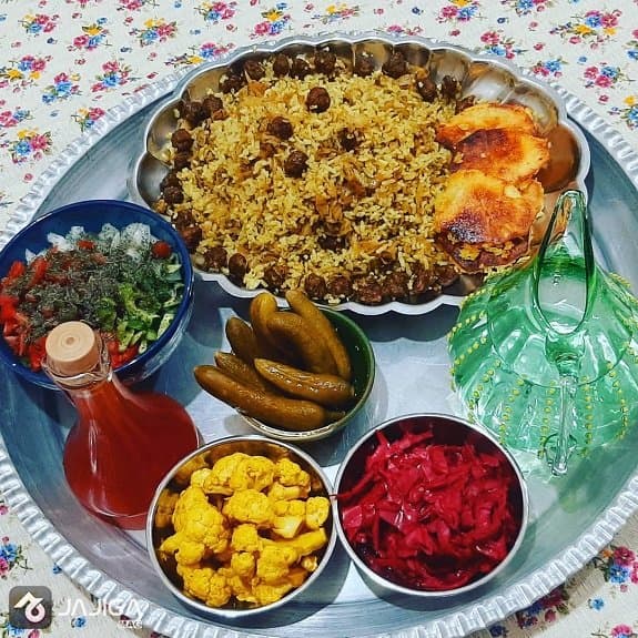 کلم پلو شیرازی