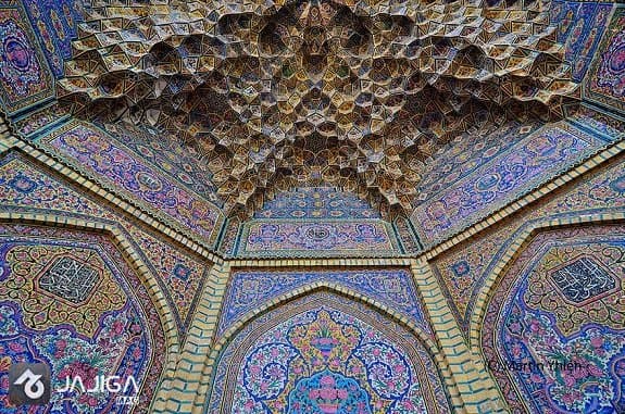 سفر به شیراز طاق مروارید مسجد نصیرالملک