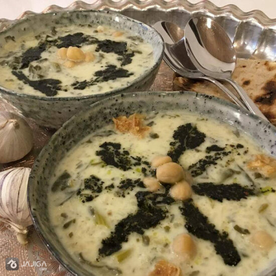 غذاهای محلی قزوین_آش دوغ قزوین