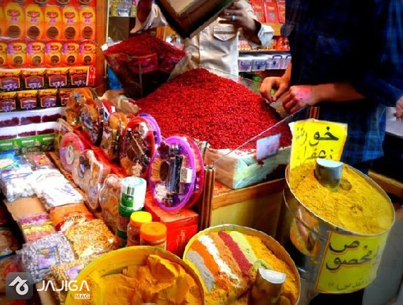 مغازه‌های ادویه فروشی بازار رضا مشهد