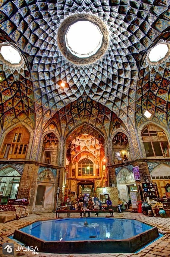 بازار سنتی کاشان از زیباترین بازار های سنتی ایران