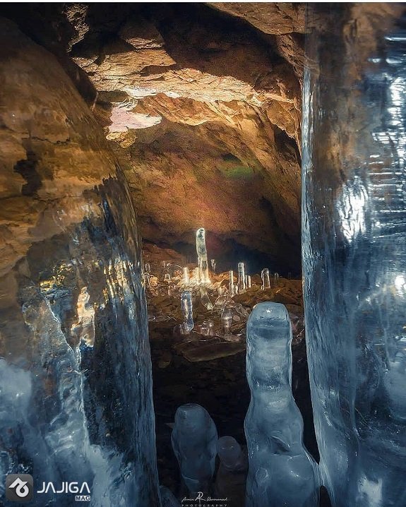 غار-یخ-مراد-جاده-چالوس